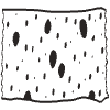 Pattern Stone Element from Washi Tapes - Monochrome Set