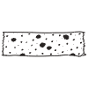 Pattern Stone Element from Washi Tapes - Monochrome Set