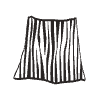 Pattern Tiger Element from Washi Tapes - Monochrome Set