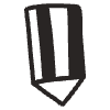 Pencil Element from Doodles - Monochrome Set