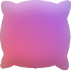 Pillow Shape Element from Blob Shapes - Gradient Set