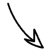 Pointing Curve Triangle Arrow Line Element from Arrows - Variable Line Thickness Set