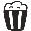 Popcorn Element from Doodles - Monochrome Set