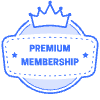 Premium Membership Star Crown Element from Badges Classic - Shadow Set