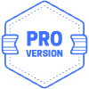 Pro Version Hexagon Flag Element from Badges Classic - Line Set