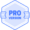 Pro Version Hexagon Flag Element from Badges Classic - Shadow Set