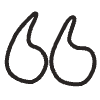Quote Element from Doodles - Monochrome Set