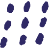 Repeating Raindrop Element from Scribbles - Sketch Style Set