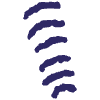 Repeating Wave Element from Scribbles - Sketch Style Set