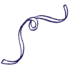 Ribbon Swirl Doodle 3 Element from Scribbles - Sketch Style Set