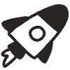 Rocket Element from Doodles - Monochrome Set