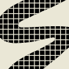 S Way Gingham Element from Patterns Tiles - Monochrome Set