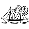 Sailing Ship 2 Element from Symbols - Flourishes Set