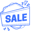 Sale Square Rock Element from Badges Classic - Line Set