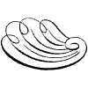 Scallop Element from Symbols - Flourishes Set