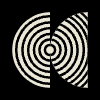 Semo Circle Focus Element from Patterns Tiles - Monochrome Set
