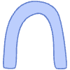 Shape Abstract Arch Thin Element from Organic Shapes - Filled Set