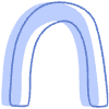 Shape Abstract Arch Thin Element from Organic Shapes - Combo Set