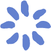 Shape Circle Loading Spin Propeller Element from Organic Shapes - Flat Set