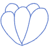 Shape Flower Nature Outline Element from Organic Shapes - Line Set