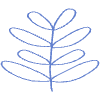Shape Leaves Nature Element from Organic Shapes - Line Set
