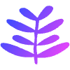 Shape Leaves Nature Element from Organic Shapes - Gradient Set