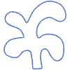 Shape Leaves Shrub Nature Element from Organic Shapes - Line Set