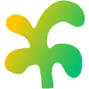 Shape Leaves Shrub Nature Element from Organic Shapes - Gradient Set
