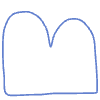 Shape Mountain Element from Organic Shapes - Line Set