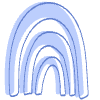 Shape Rainbow Element from Organic Shapes - Combo Set