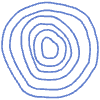 Shape Spiral Element from Organic Shapes - Line Set