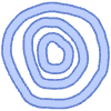 Shape Spiral Element from Organic Shapes - Filled Set