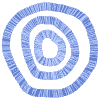 Shape Spiral Element from Organic Shapes - Texturized Set