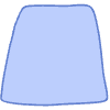 Shape Trapezoid Element from Organic Shapes - Filled Set