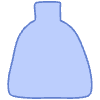 Shape Vase Ton Element from Organic Shapes - Filled Set