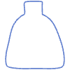 Shape Vase Ton Element from Organic Shapes - Line Set