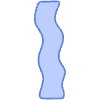 Shape Wave Curly Line Element from Organic Shapes - Filled Set