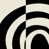 Signal Half Element from Patterns Tiles - Monochrome Set
