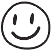 Smiley Element from Doodles - Monochrome Set