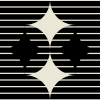 Sparkle Blink Stripe Line Element from Patterns Tiles - Monochrome Set