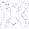 Spider Element from Symbols 3D - Wireframe Set