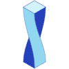 Spiral Square Element from Symbols 3D - Duo Set