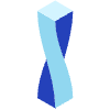 Spiral Square Element from Symbols 3D - Shade Set