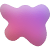 Splash Fat Round Element from Blob Shapes - Gradient Set