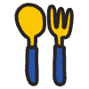 Spoon Folk Element from Doodles - Classic Set