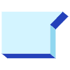 Square Bubble 1 Element from Symbols 3D - Shade Set