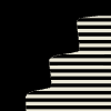 Stair Stripe Line Element from Patterns Tiles - Monochrome Set