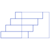 Stairs 1 Element from Symbols 3D - Wireframe Set