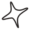 Star 1 Element from Doodles - Monochrome Set
