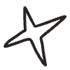 Star 2 Element from Doodles - Monochrome Set